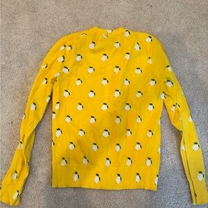 J. Crew Yellow Penguin Sweater